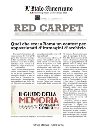 Ufficio Stampa – Carlo Dutto
 