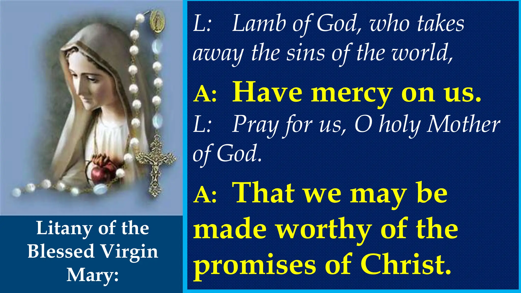 Litany of the Blessed Virgin Mary version.pptx