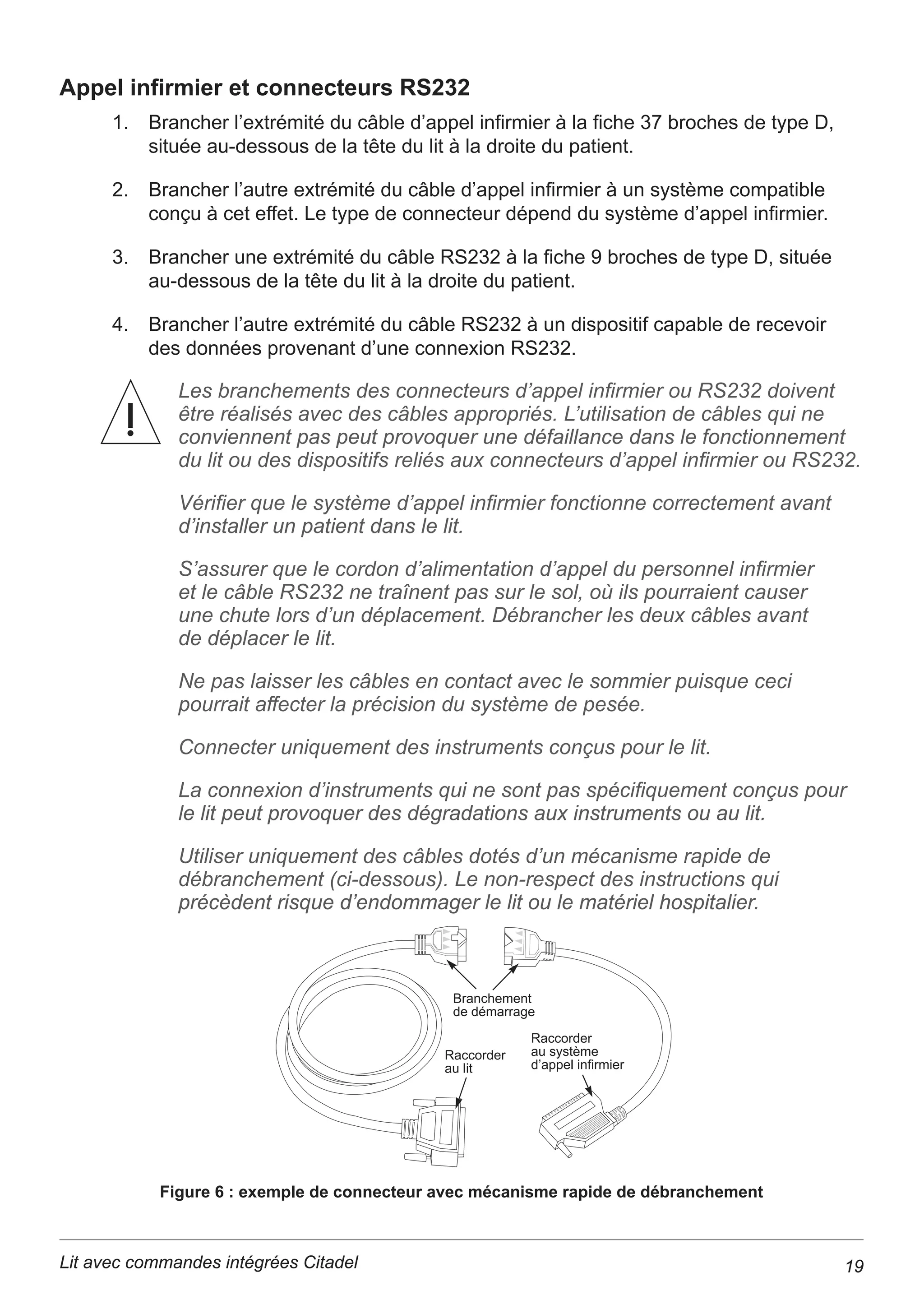VRQWREVHUYpV
conformément aux instructions d’utilisation suivantes.
/HVVWqPHGHSHVpH'2,7rWUHUHPLVj]pURSRXUFKDTXHQRXYHDXSDWLHQW
placé sur le lit.
/HVVWqPHGHSHVpH'2,7rWUHUHPLVj]pURjFKDTXHIRLVTXHOHPDWHODV
est changé.
 