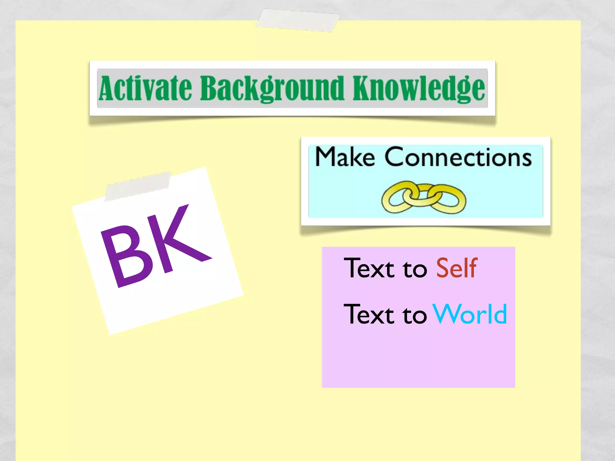 B K   Text to Self
      Text to World
 