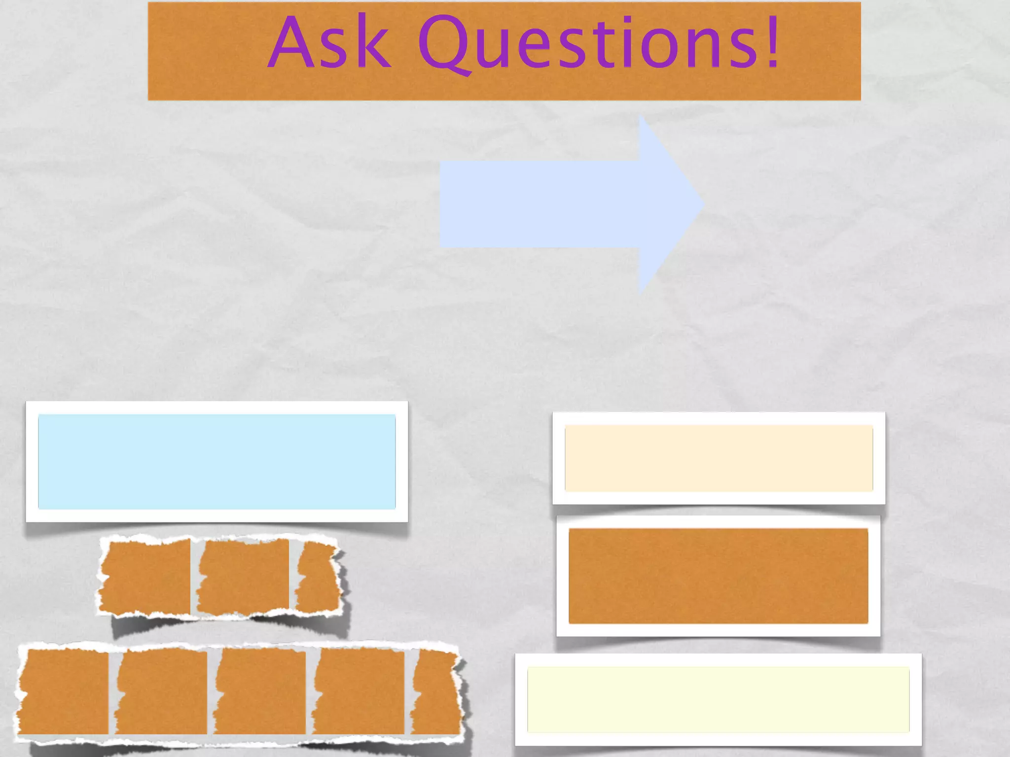 Ask Questions!
 