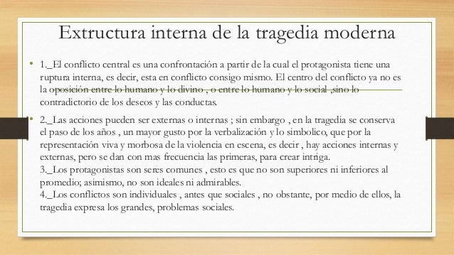 Resultado de imagen para tragedia clasica y moderna