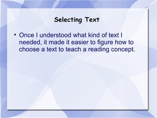 Literate Environment