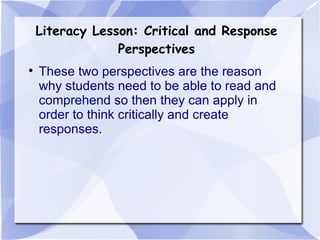 Literate Environment