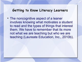 Literate Environment