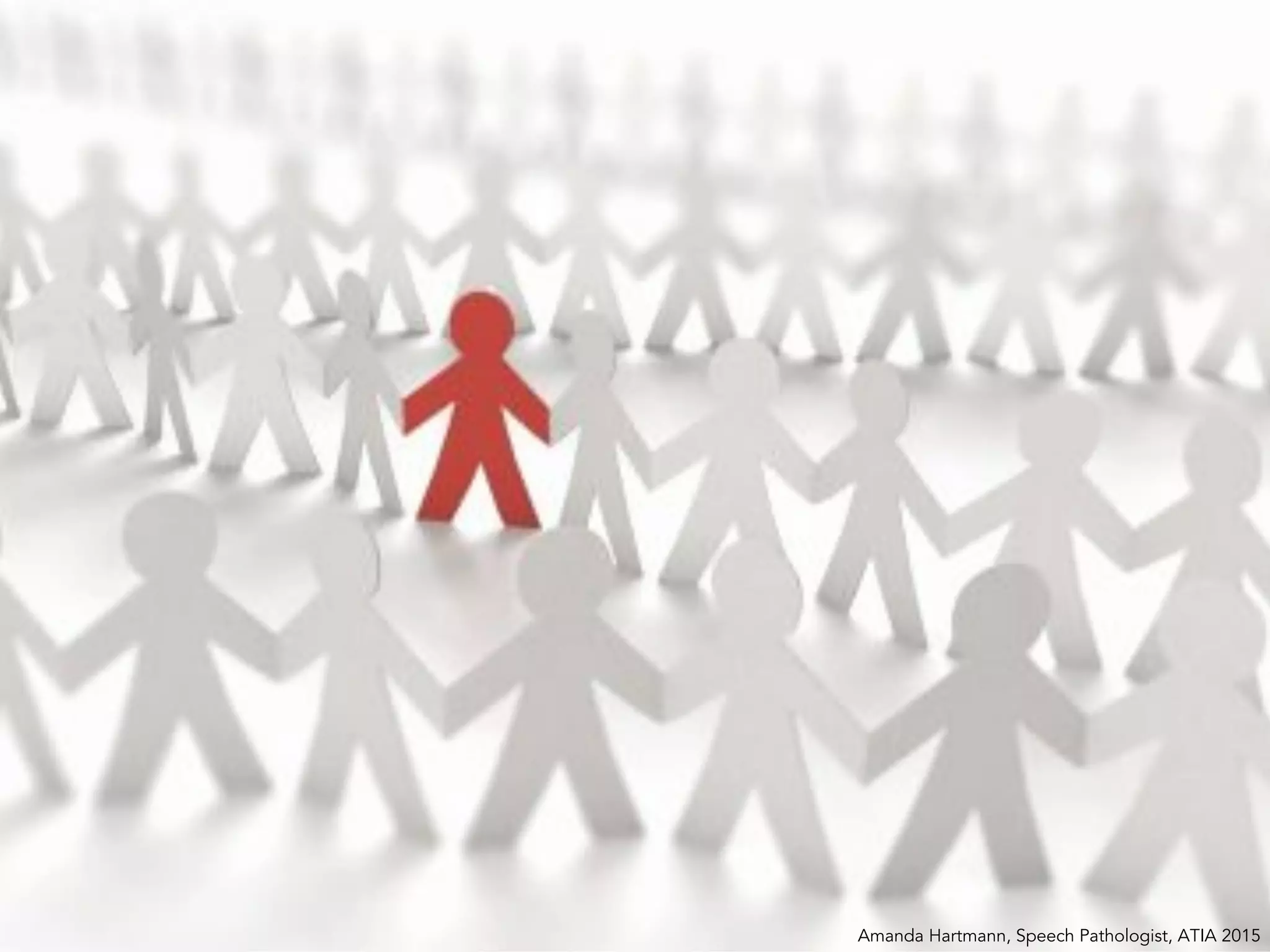 Amanda Hartmann, Speech Pathologist, ATIA 2015
 