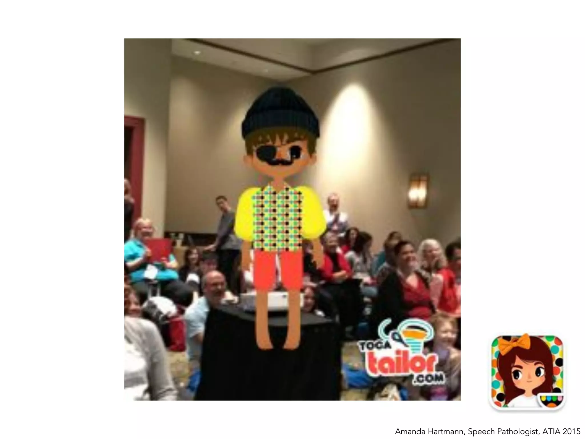 Amanda Hartmann, Speech Pathologist, ATIA 2015
 