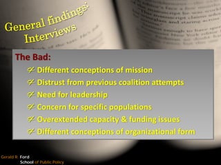 The Leadership Challenge: Moving towards a governance model for the Washtenaw County Literacy Coalition