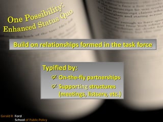 The Leadership Challenge: Moving towards a governance model for the Washtenaw County Literacy Coalition