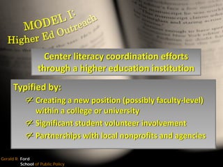 The Leadership Challenge: Moving towards a governance model for the Washtenaw County Literacy Coalition