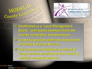 The Leadership Challenge: Moving towards a governance model for the Washtenaw County Literacy Coalition