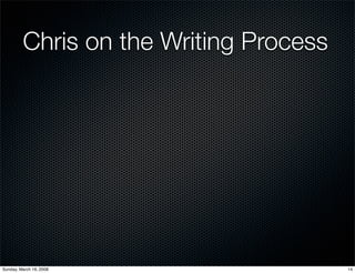 Arizona State English Department Research Presentation