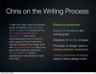 Arizona State English Department Research Presentation