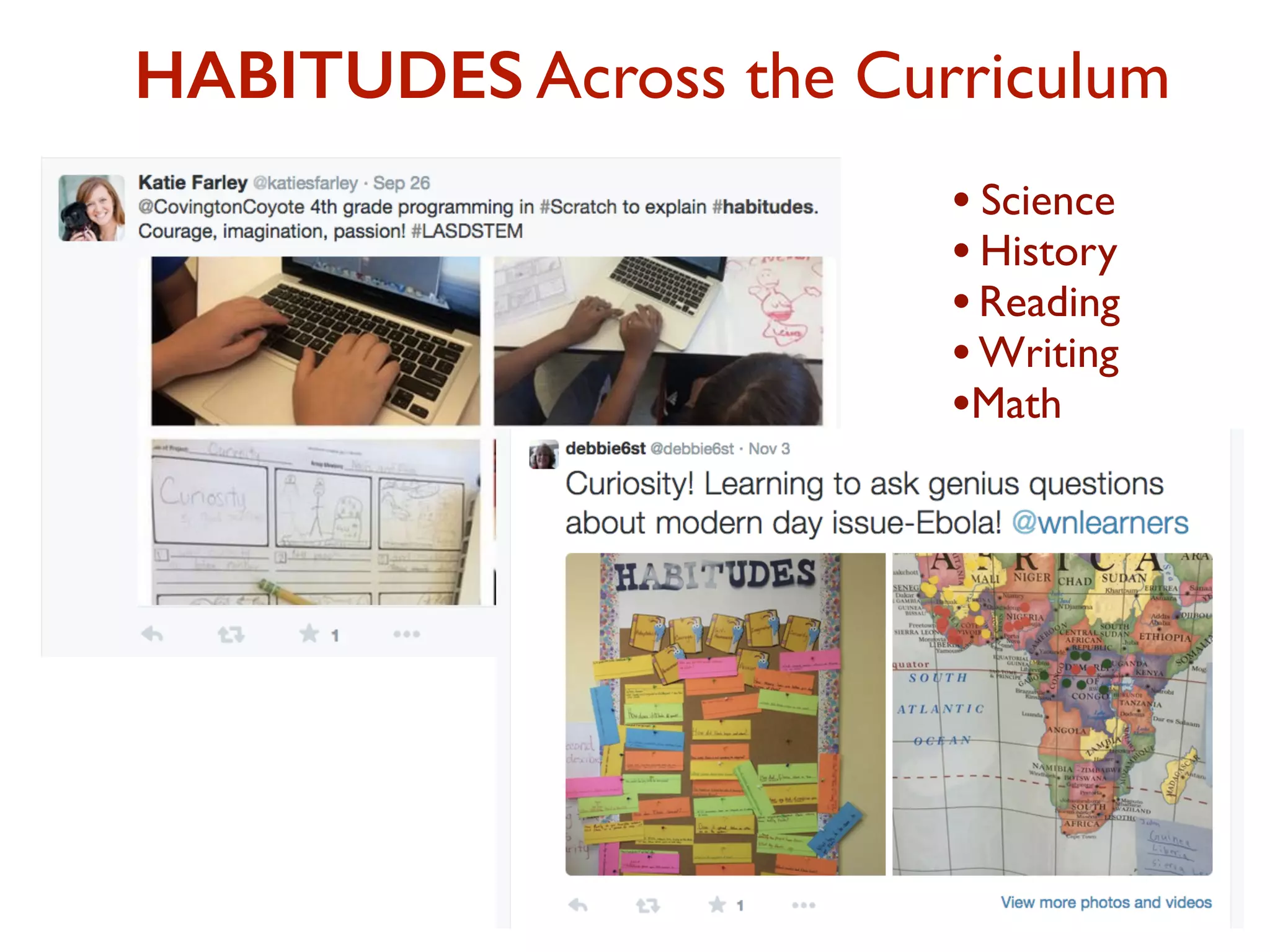 HABITUDES
Habits + Attitude
 