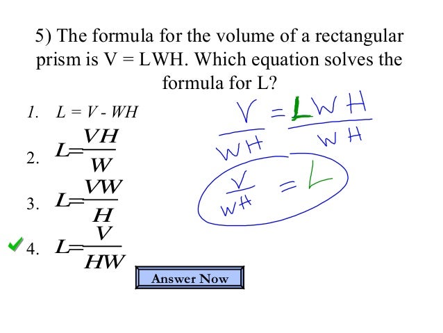Literal Equations Wed 9 9 Notes