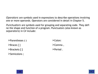 Literals,variables,datatype in C# | PPT