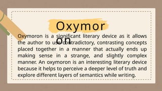 Literary Devices Lesson Powerpoint Presentation - 9th Grade | PPTX