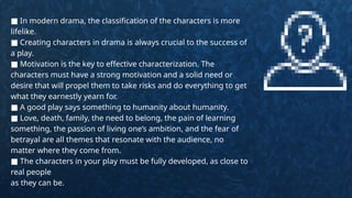 Characterization Dramas Literary-Elements-of-Drama.pptx-able-to- | PPT