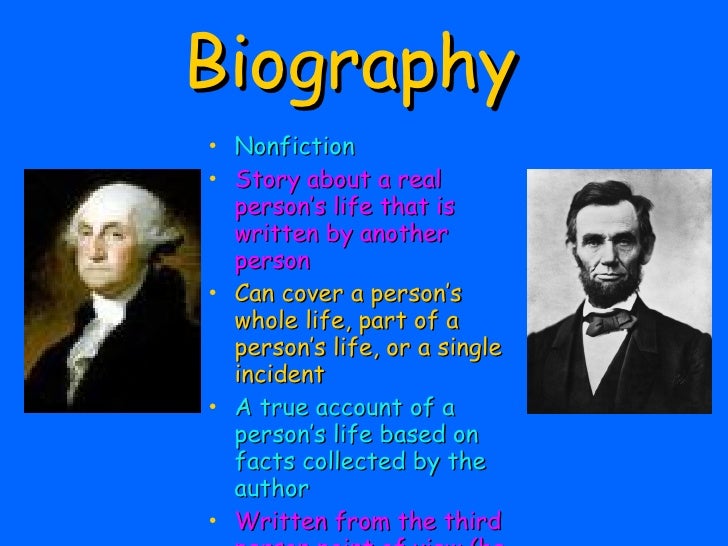 literary sources biography