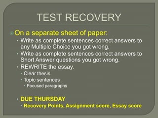 TODAYTest Recovery AssignmentLiterary Analysis TipsContinue writing Recitatif analysis
