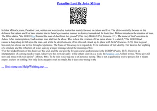 Paradise Lost: Annotated Edition (Great Poets series): John Milton: Alma  Classics