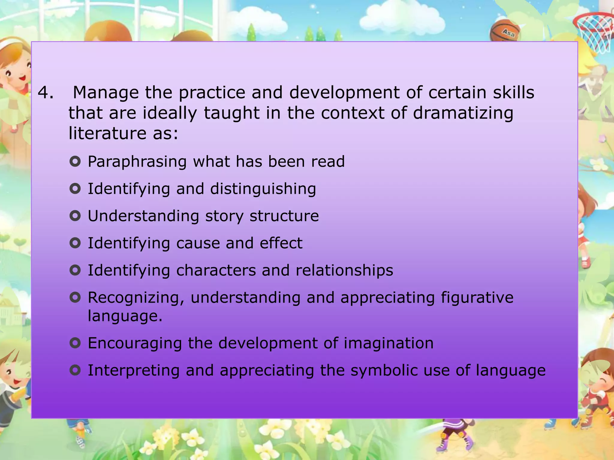 Literary appreciation skills | PPTX