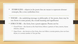 Literary Arts in Art Appreciation learning the literature | PPTX