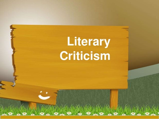 Literary Criticism literary-criticism