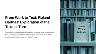 literary Criticism-Theory from work to text by Roland Barthes.pdf