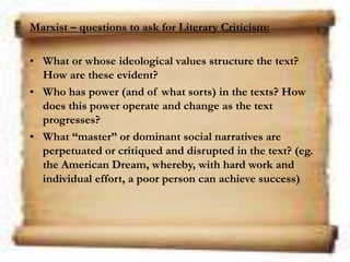 Literary criticism | PPT