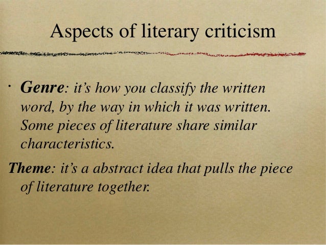 book review of literary criticism