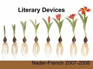 Literary Devices Nader-French 2007-2008 