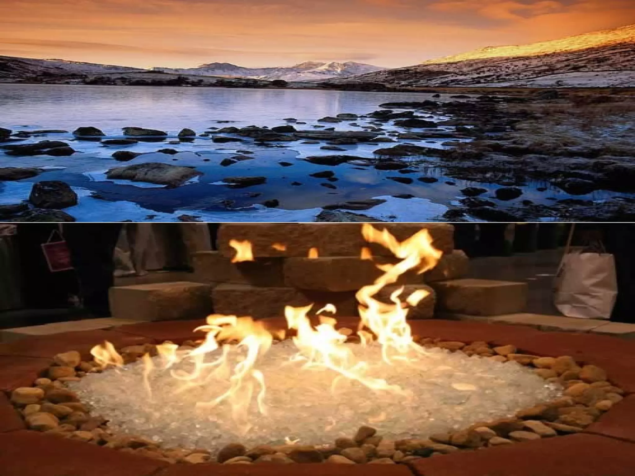 Related to Content
Oxymoron is putting two contradictory
words together.
Examples:
hot ice, cold fire, wise fool, sad joy,
eloquent silence,

 