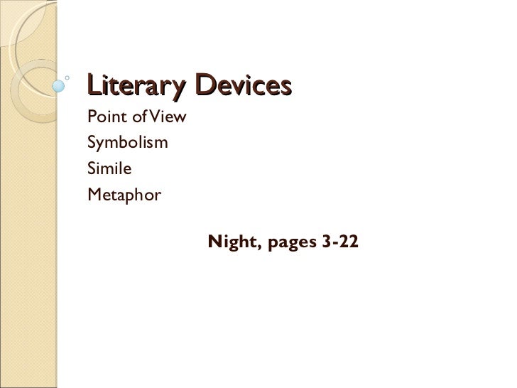 Night+Literary+Devices, pp 322
