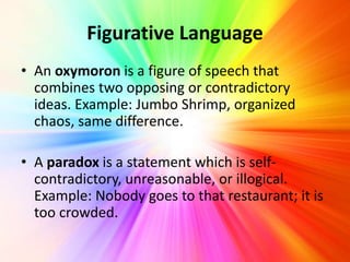 Contraictory Idea Example literary devices, elements & techniques.pptx