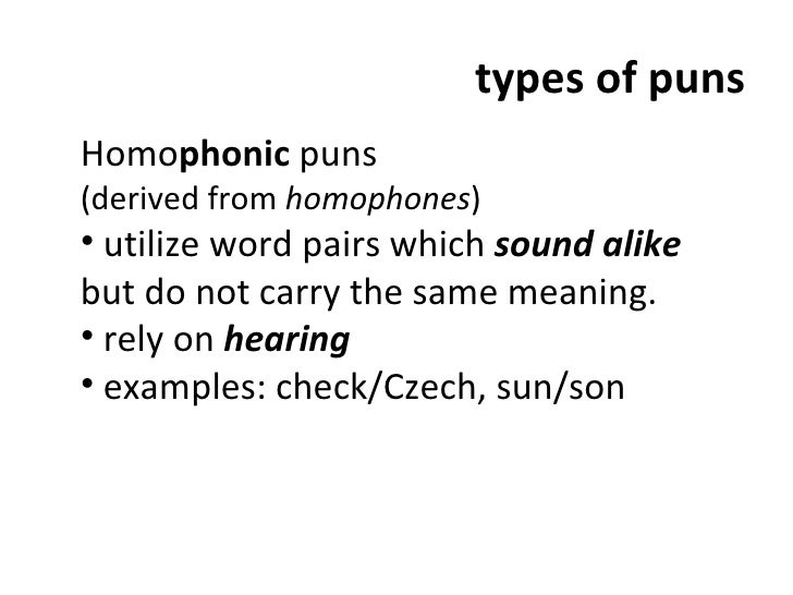 exle of a pun literary devices puns exle of a pun literary devices puns