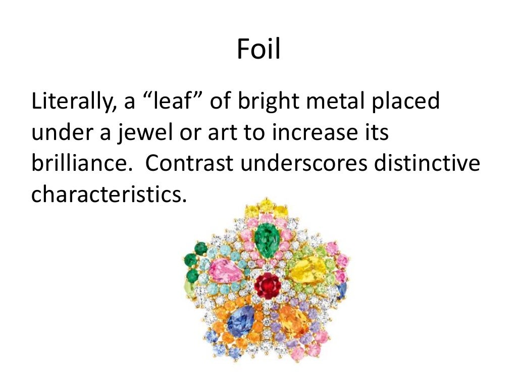 Literary foils and mirrors