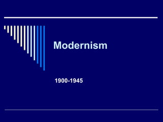 Modernism


1900-1945
 