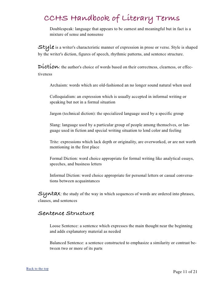 Essay literary term