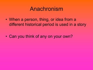 LITERARY TERMS powerpoint.ppt Literature | PPT