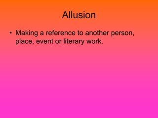 LITERARY TERMS powerpoint.ppt Literature | PPT