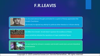 Literary Theorizing from Aristotle to Leavis | PPTX