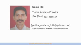 BALAI DIKLAT KEAGAMAAN BANDUNG 2014
 