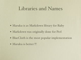 Literate Maruku