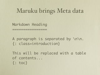Literate Maruku