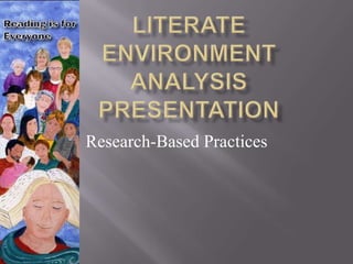 Research-Based Practices
 