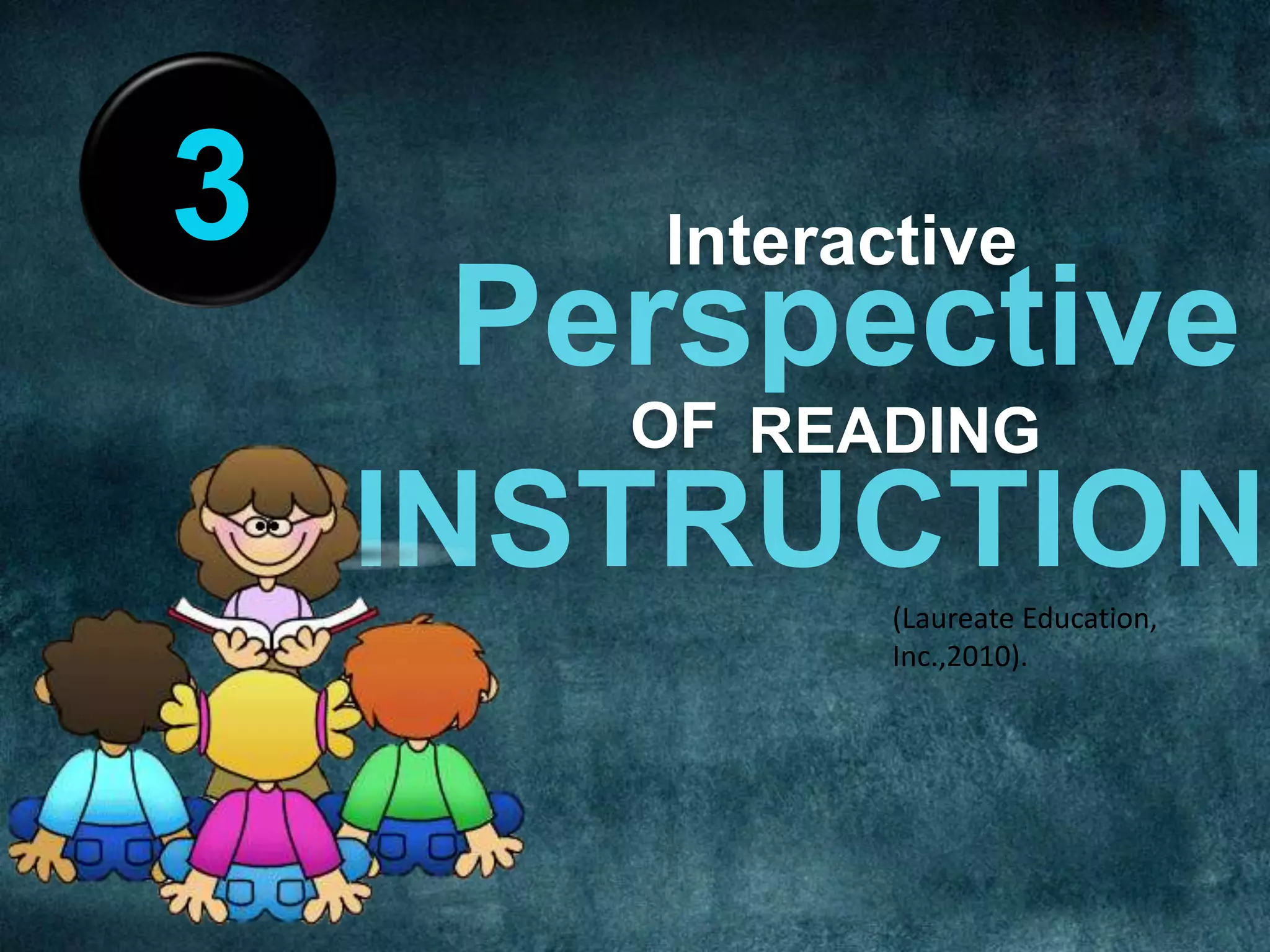 3   Interactive

    OF READING

           (Laureate Education,
           Inc.,2010).
 