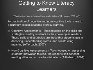 Contents

Getting to Know Literacy Learners

Selecting Texts

Literacy Lesson: The Interactive Perspective

Literacy Lesson: The Critical & Response Perspectives

References
 