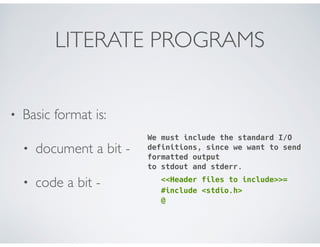 Literate Programming | PDF