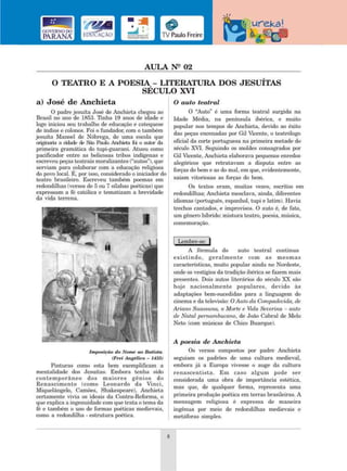 Apostila do ENEM 2013 - Literatura